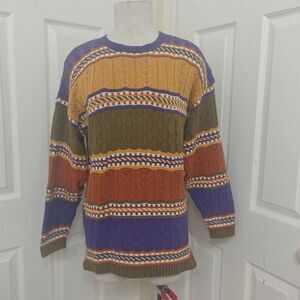 Multicolor Striped Men's Sweater